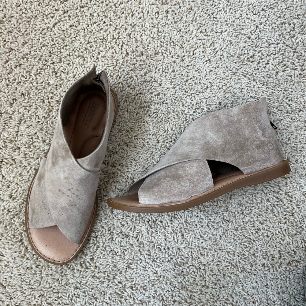 Born IWA sandals taupe 8.0